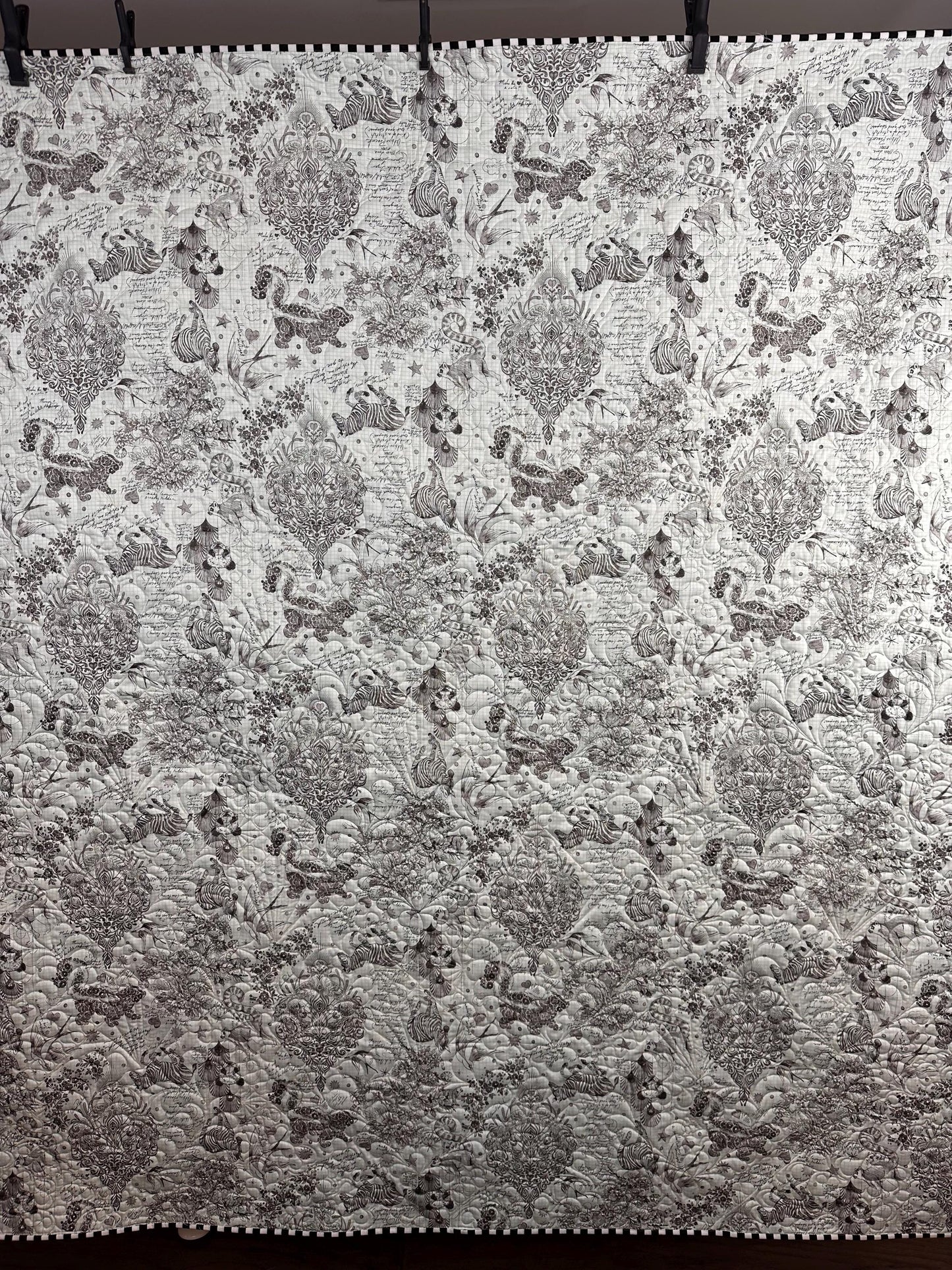 Retro Hearts Quilt - Tula Pink Linework