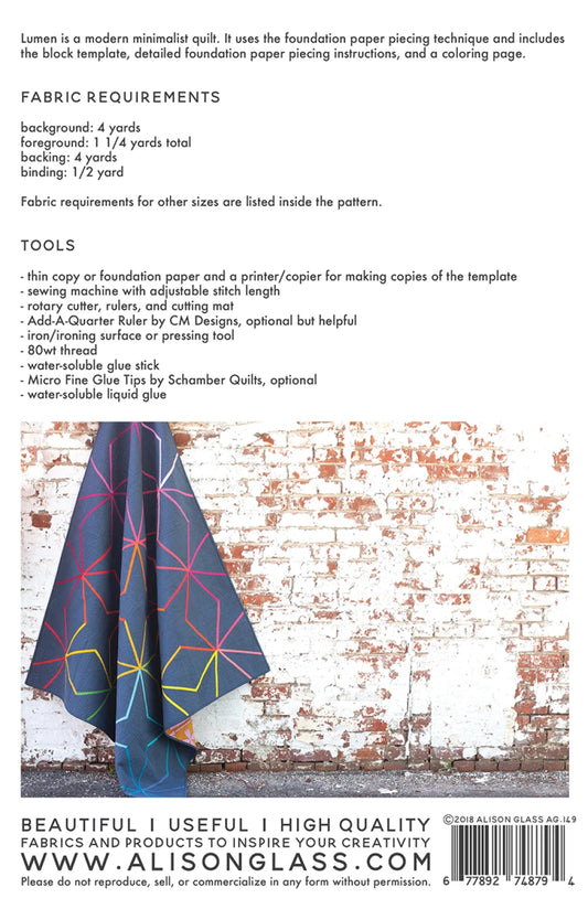 Lumen Quilt Pattern - Alison Glass