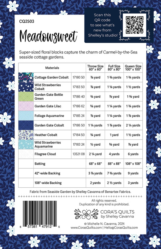 Meadowsweet Quilt Pattern