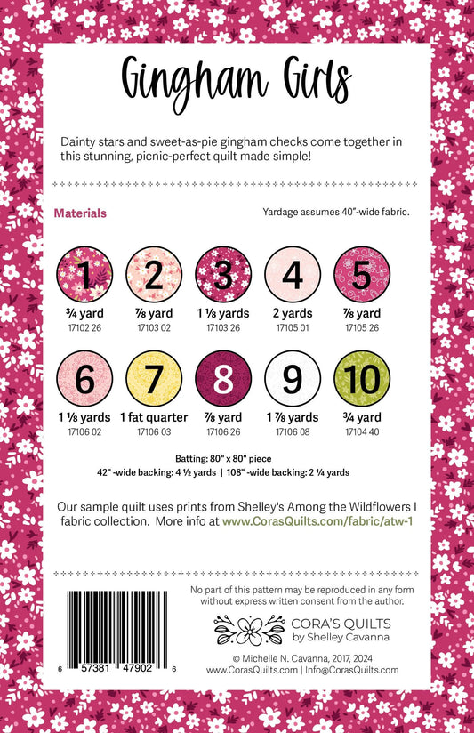 Gingham Girls Quilt Pattern