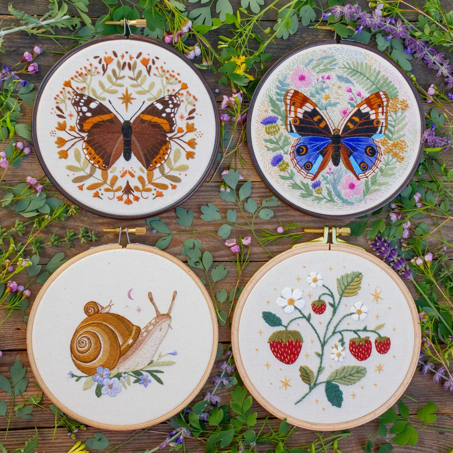 Paint With Thread: In the Garden