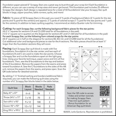 Scrappy Stars Foundation Pad