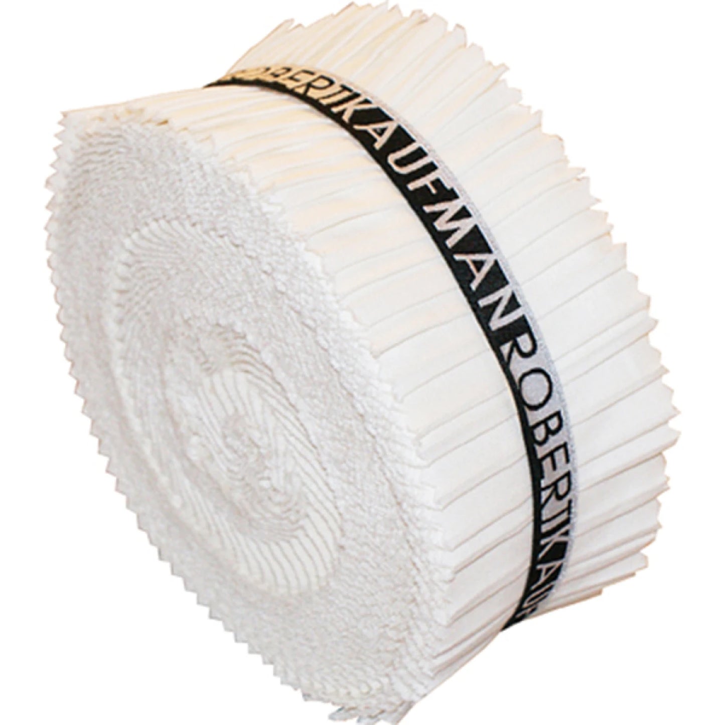2-1/2in Strips Roll Up Kona Solids White | 40pcs |