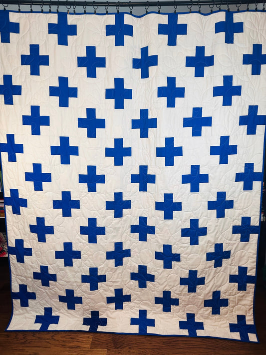 Tutorial - Plus Sign Quilt