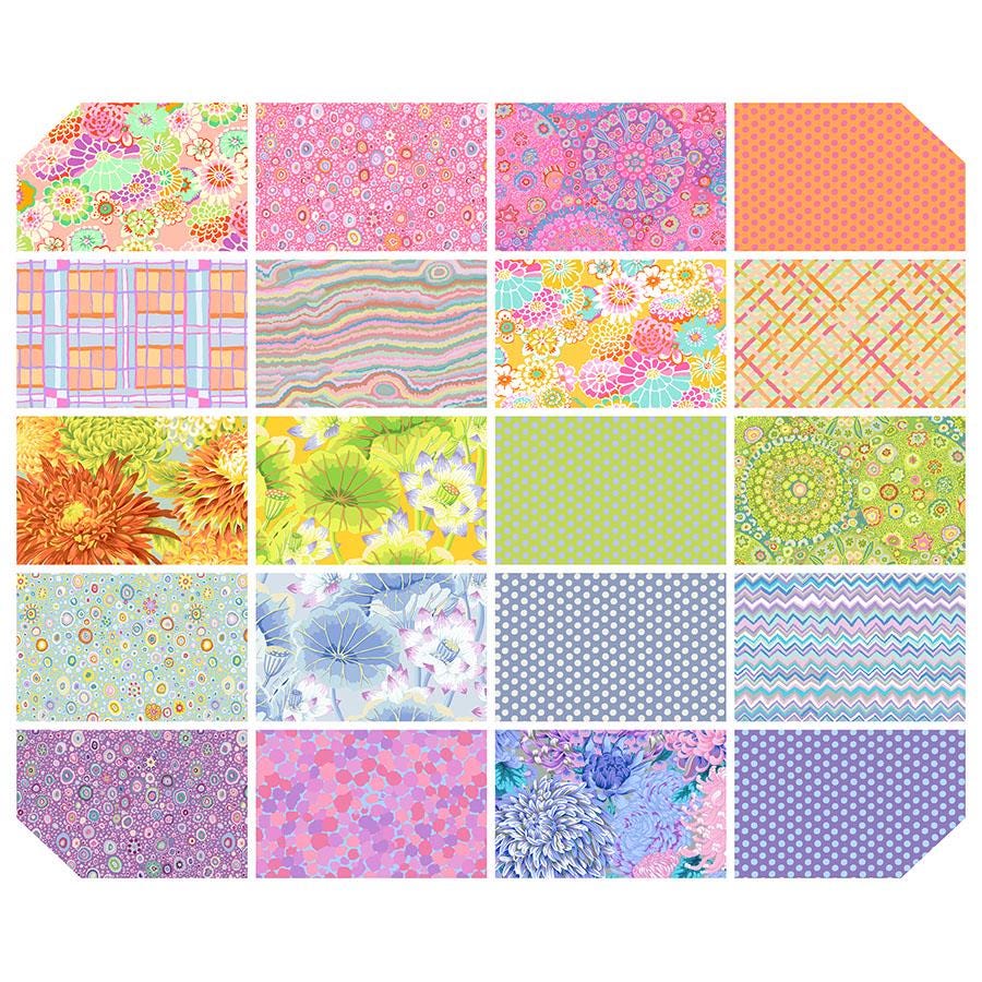 Kaffe Fassett Classics Plus - 10" Charm Pack - Sorbet