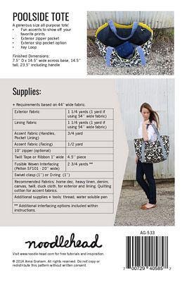 Poolside Tote Noodlehead Pattern