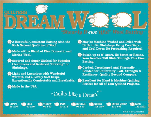 Quilters Dream Wool - Double
