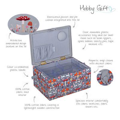 Sewing Box Mushroom - Medium