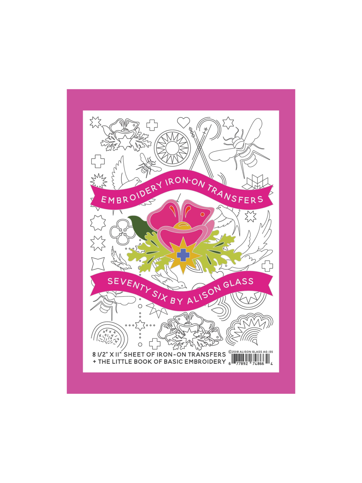 Alison Glass Embroidery Iron On Transfers – Seventy Six