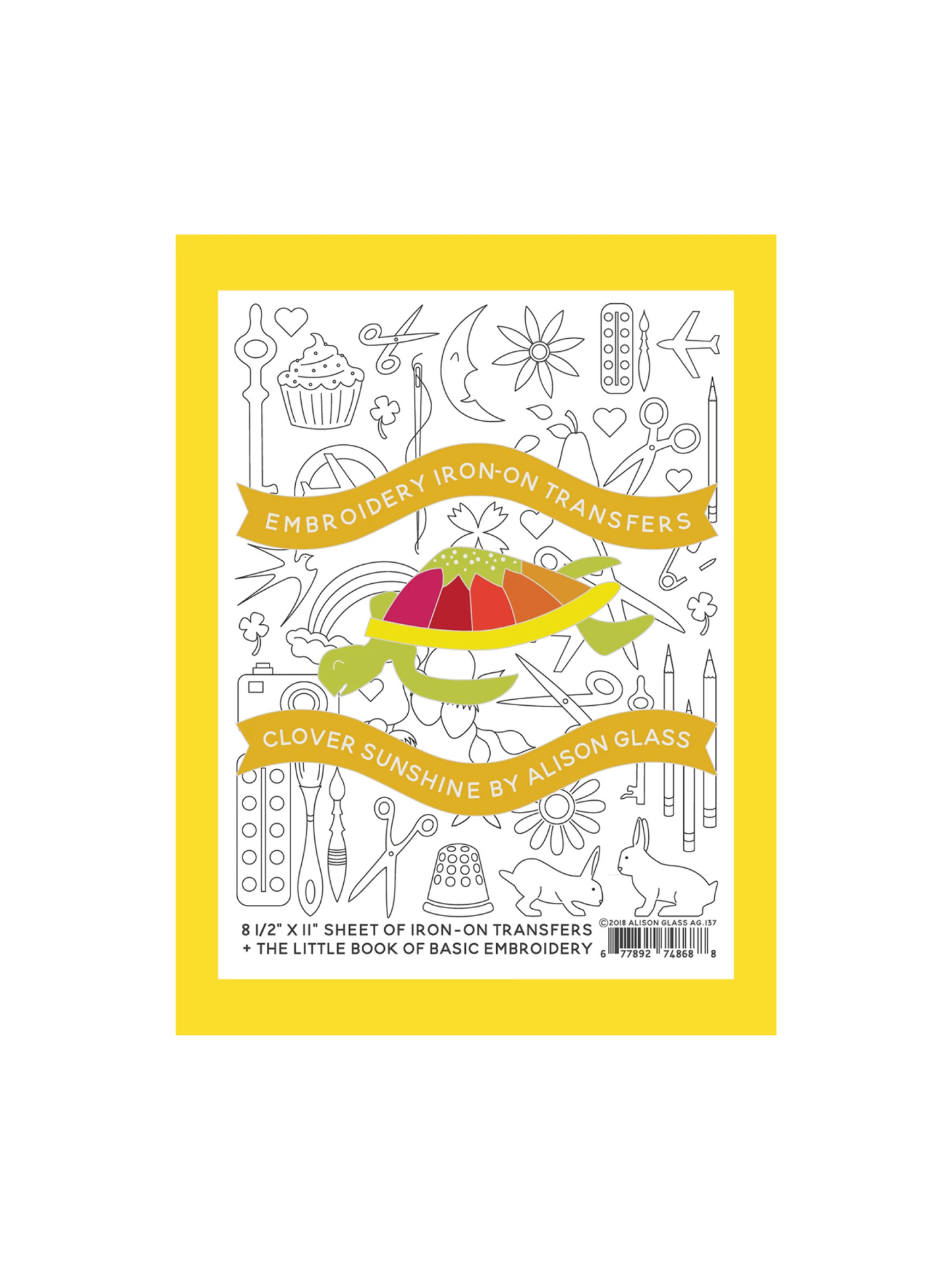 Alison Glass Embroidery Iron On Transfers – Clover Sunshine