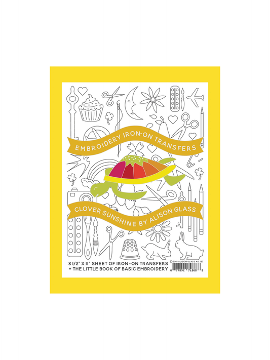 Alison Glass Embroidery Iron On Transfers – Clover Sunshine
