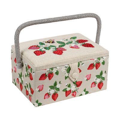 Sewing Box Strawberries - Medium