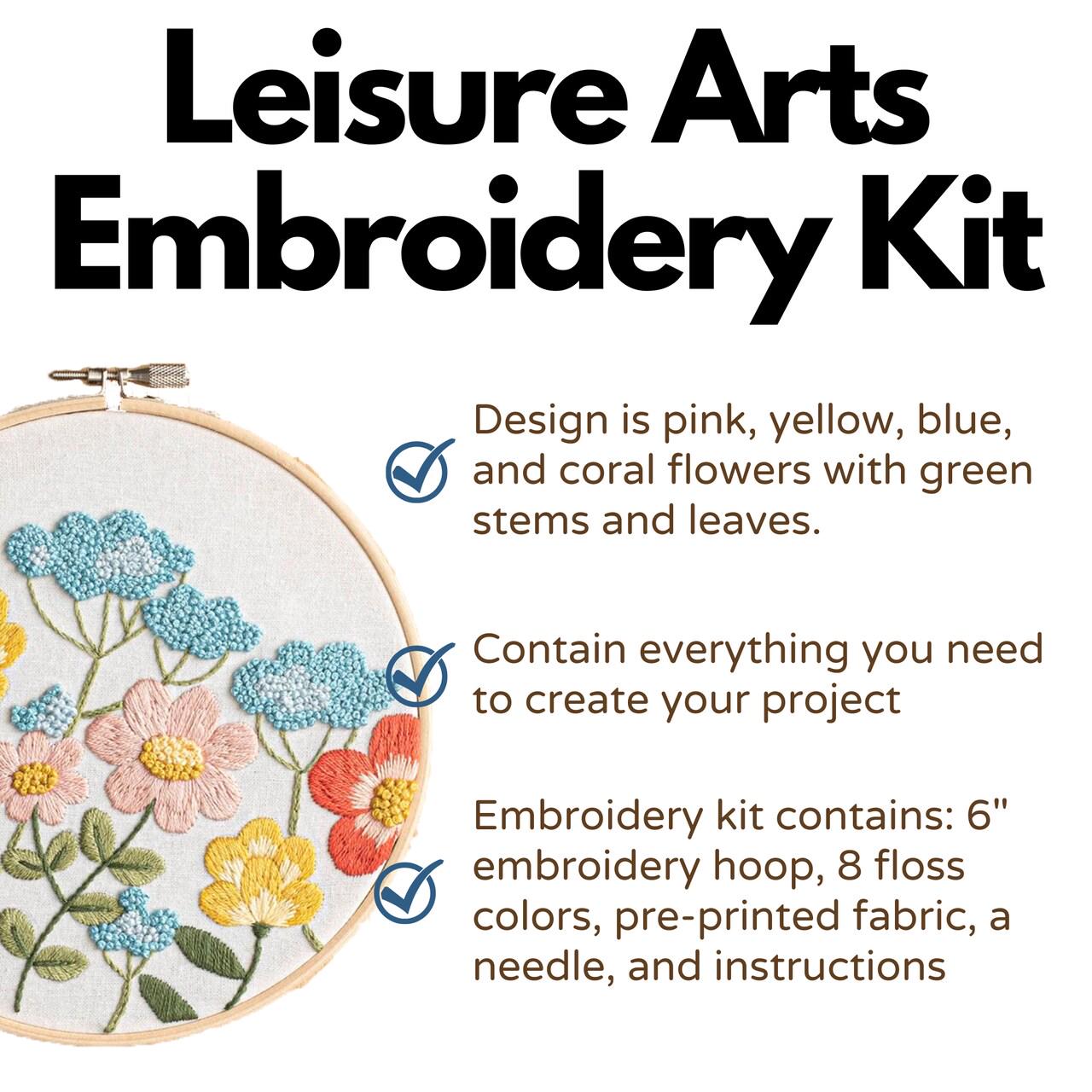 Garden Fresh Embroidery Kit 6"