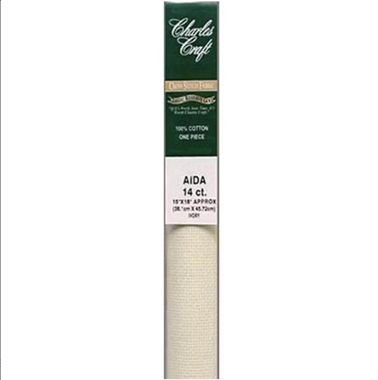 Aida Cloth #14 Ivory 15x18in - Cross Stitch