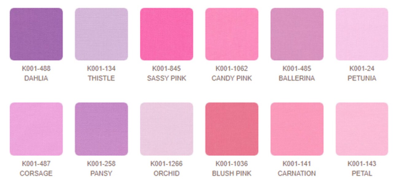 5in Squares Kona Solids - 42pcs