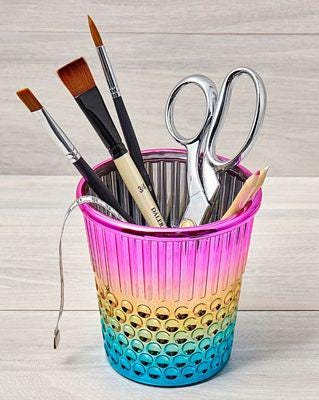 Rainbow Thimble Craft Container