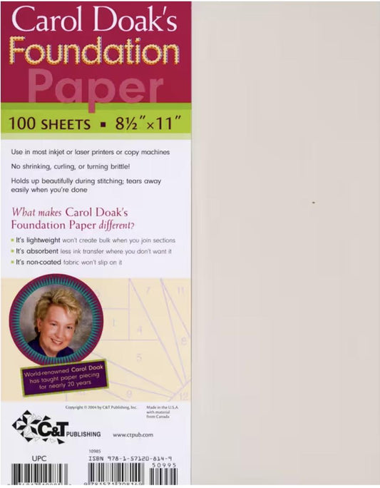 Carol Doak’s Foundation Paper for FPP