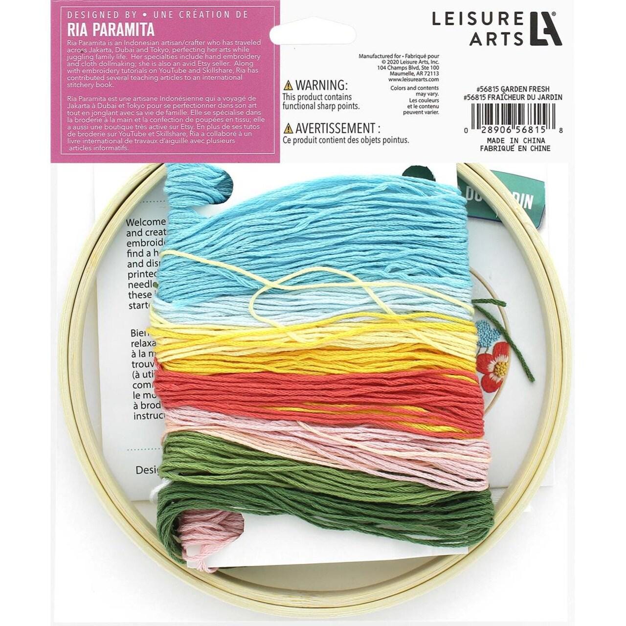 Garden Fresh Embroidery Kit 6"