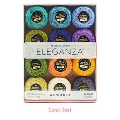 Wonderfil Eleganza Thread - Coral Reef