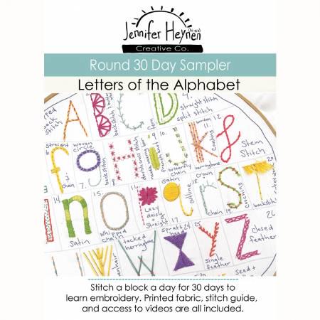 30 Day Sampler Letters of the Alphabet - Round