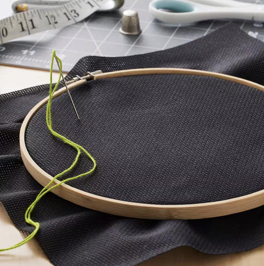 Aida Cloth #14 Black 15x18in - Cross Stitch