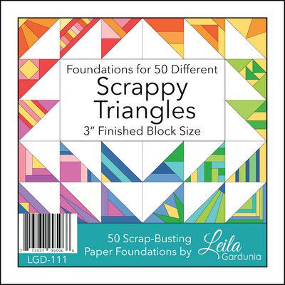 Scrappy Triangle Foundation Pad 3in Paper-Piecing