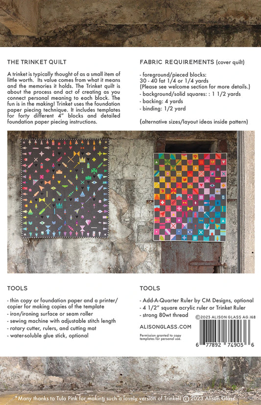 Trinkets Quilt Pattern - Alison Glass (2nd Edition)