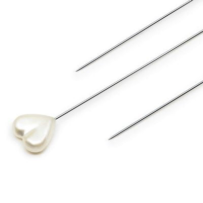 Pearlized Heart Pins