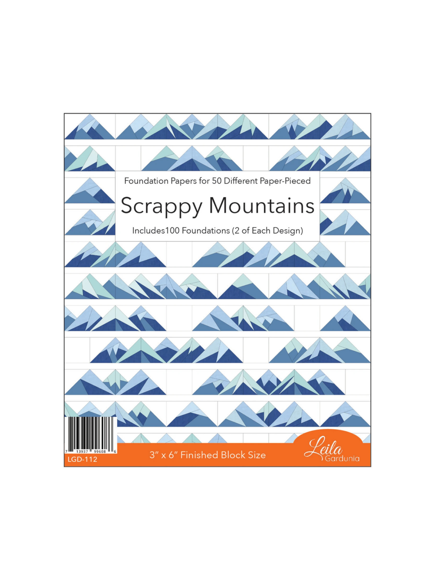 Scrappy Mountains Foundation Paper Piecing Pad