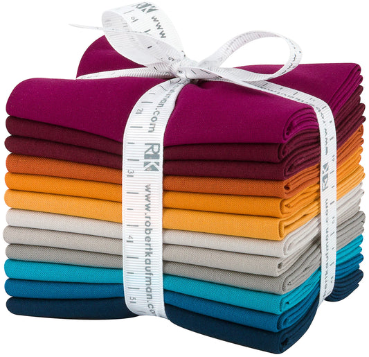 Kona Cotton Tuscan Skies Palette - FQ Bundle