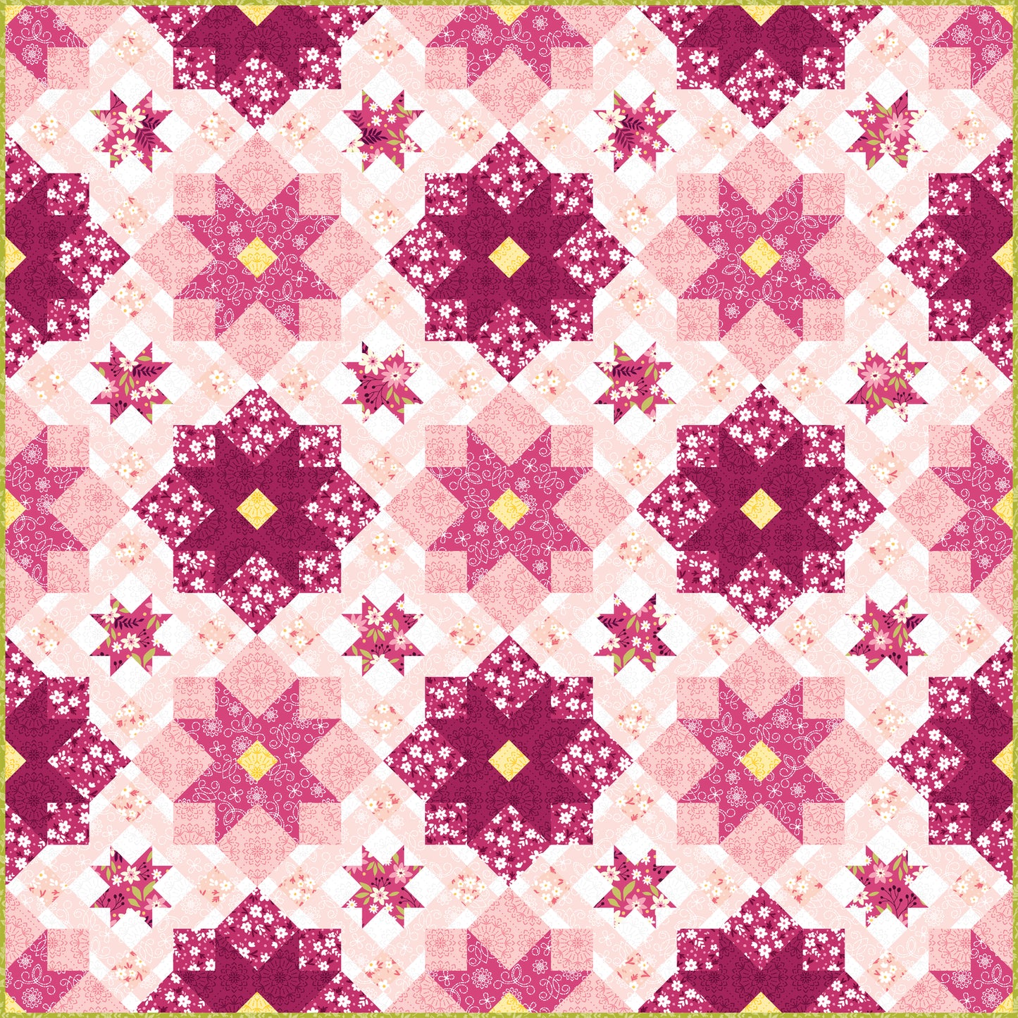 Gingham Girls Quilt Pattern