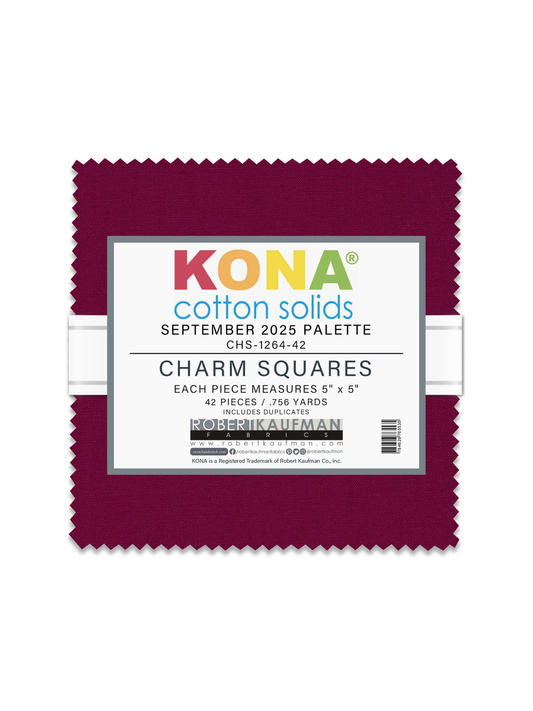 5in Squares Kona Solids - 42pcs