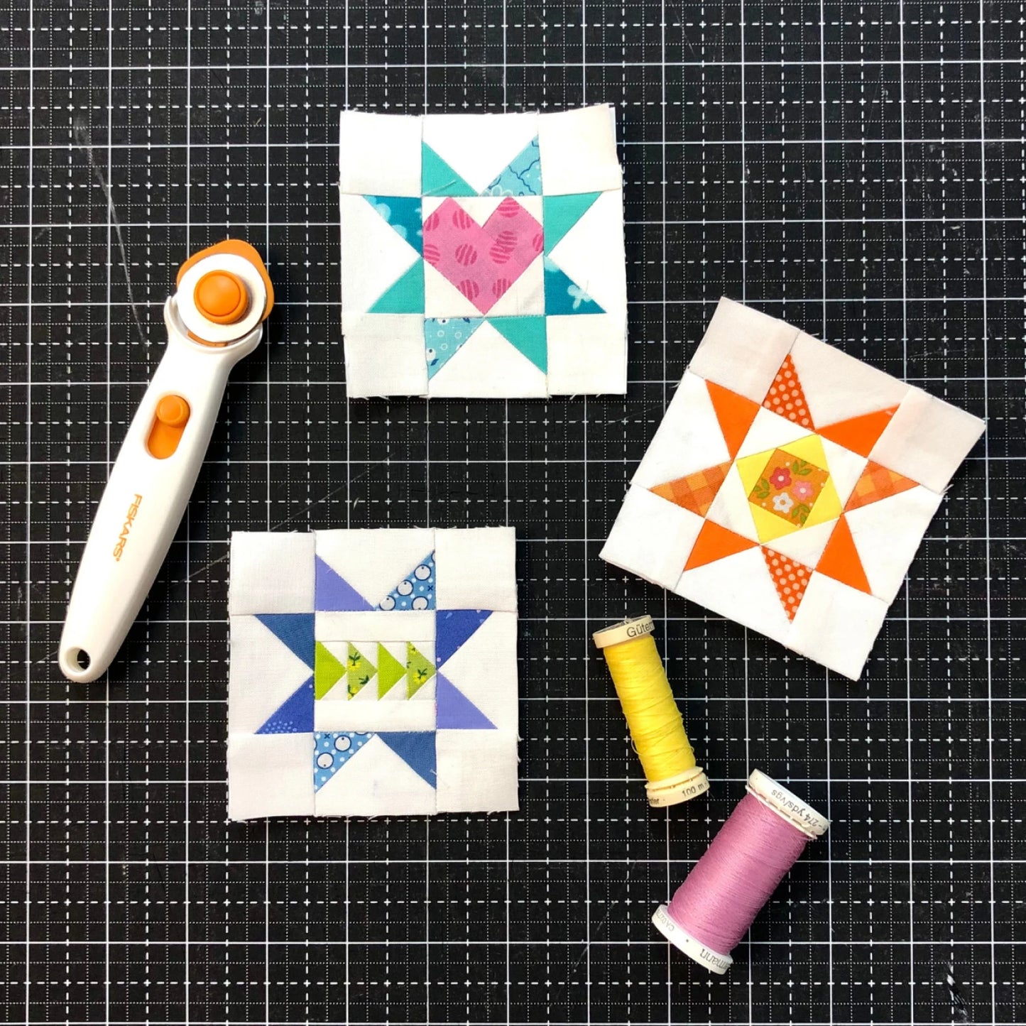 Scrappy Stars Foundation Pad - 3inch Finished Block