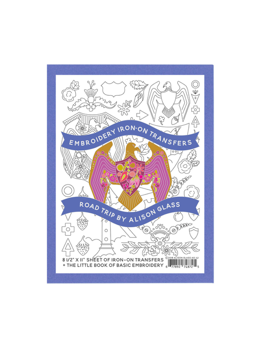 Alison Glass Embroidery Iron On Transfers – Road Trip