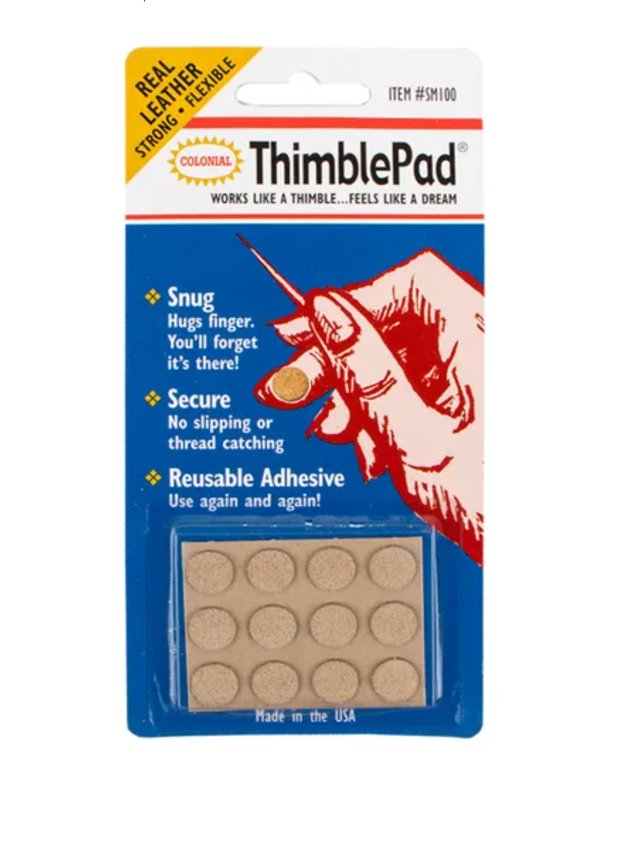 Thimblepad Leather Adhesive Thimble