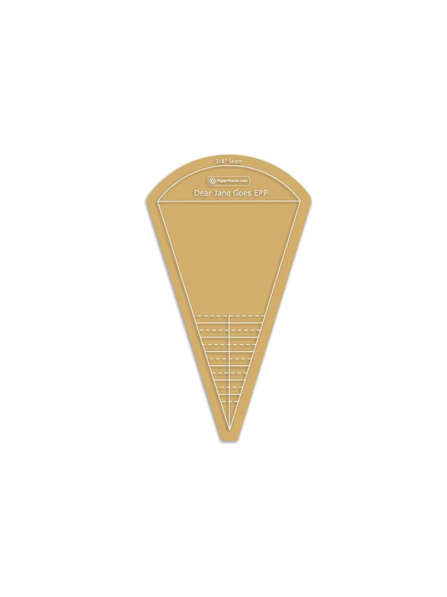 Dear Jane Triangle Acrylic Template 3/8 Seam
