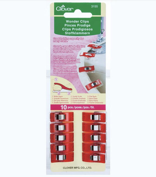 Wonder Clips® (Red) - 10 pcs