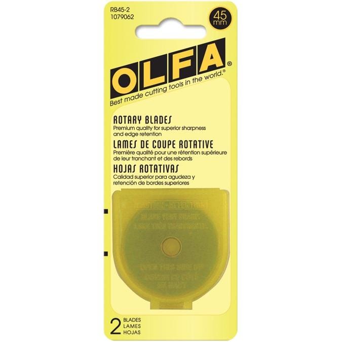 Olfa Rotary Blade 45mm - 2pk