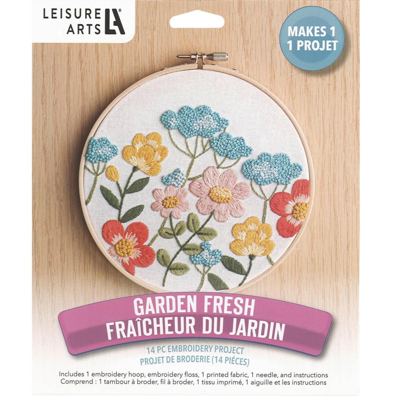 Garden Fresh Embroidery Kit 6"