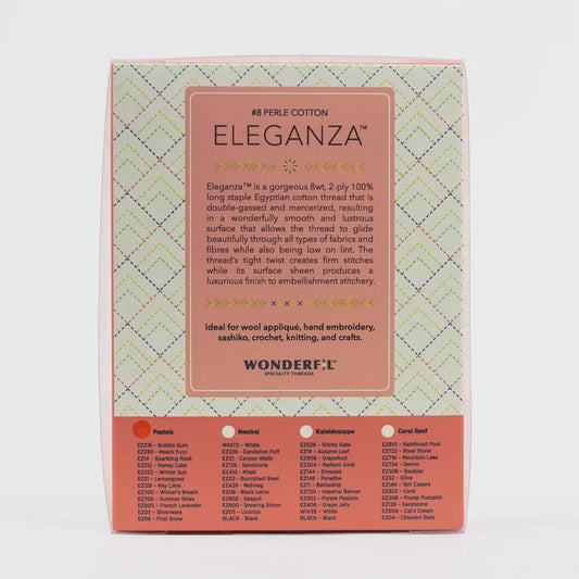 Wonderfil Eleganza Thread - Coral Reef
