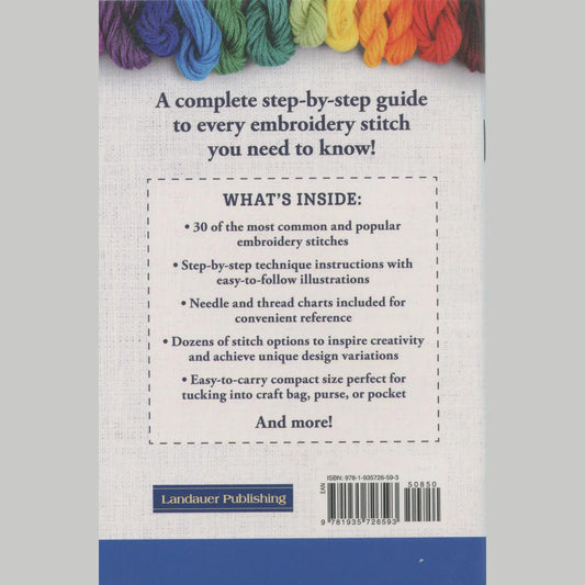 Hand Embroidery Stitches at-a-glance