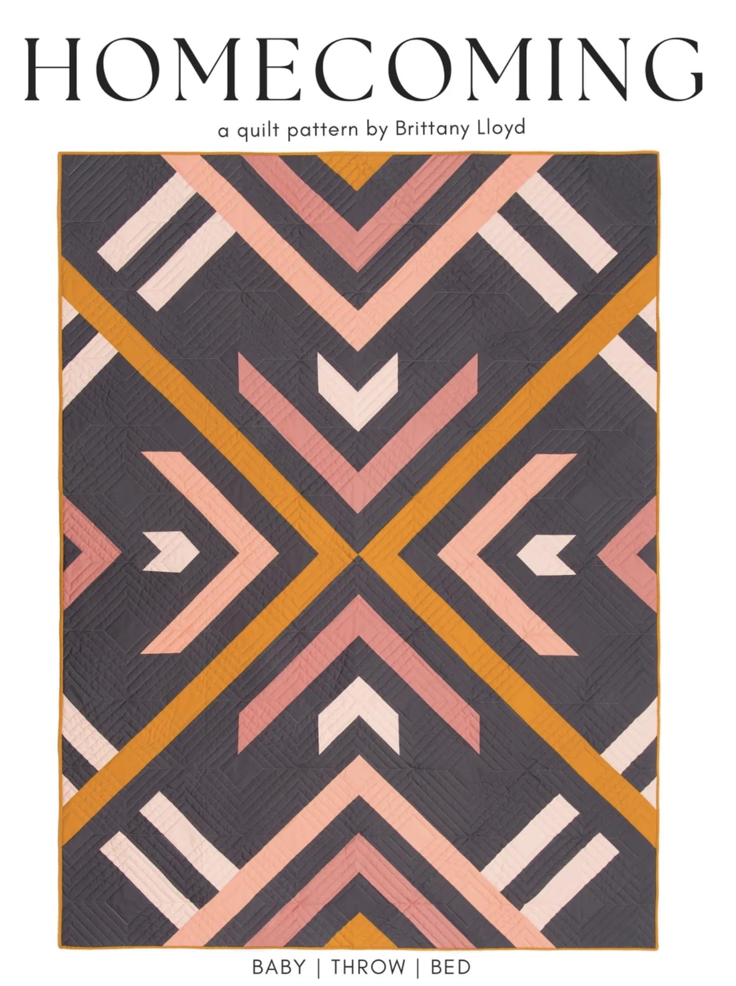 Homecoming Quilt Pattern (Paper Pattern)