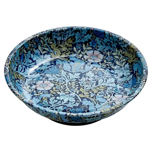 Magnetic Pin Dish 4in Blue Floral