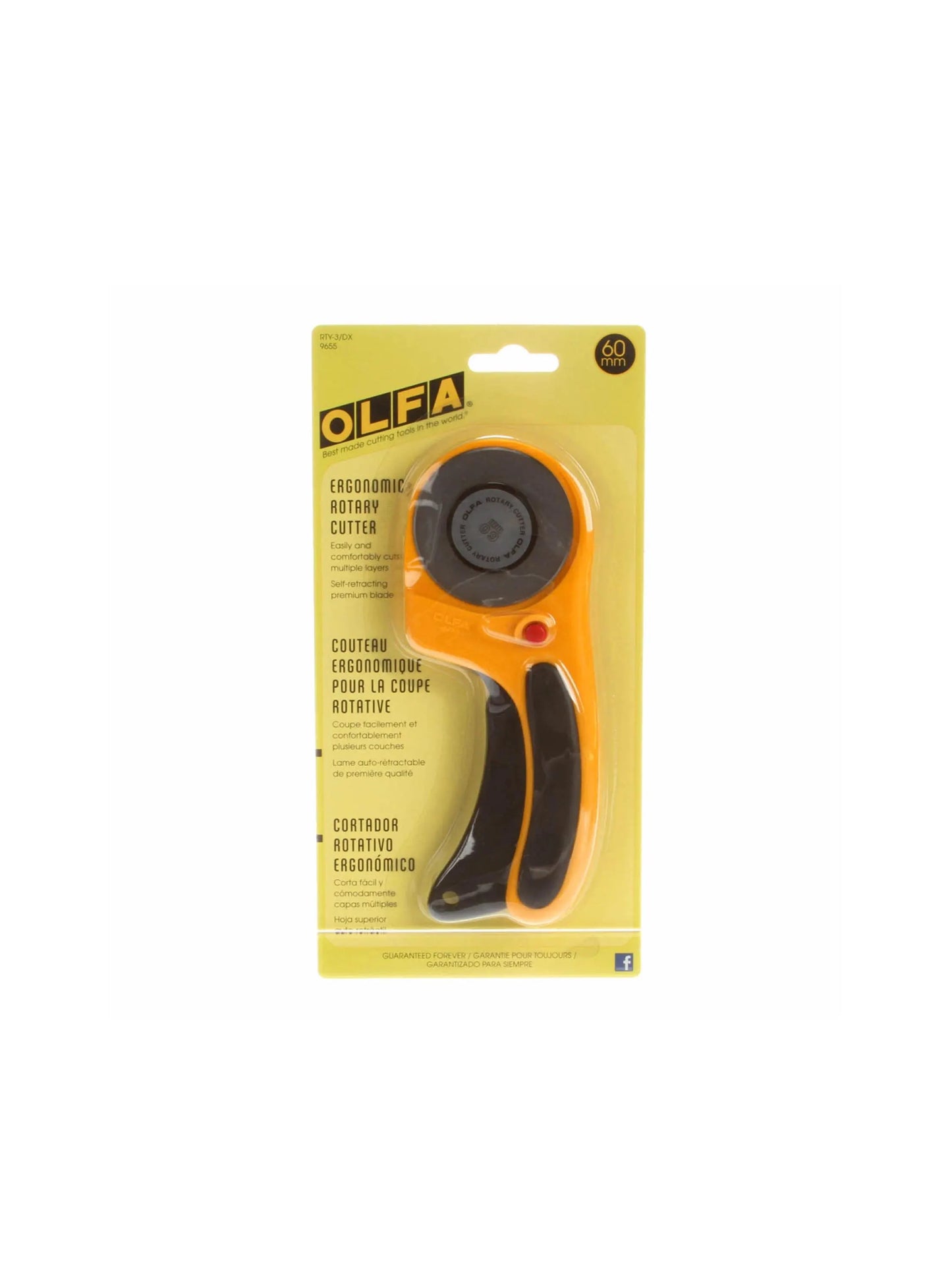 Olfa 60mm Deluxe Ergonomic Rotary Cutter