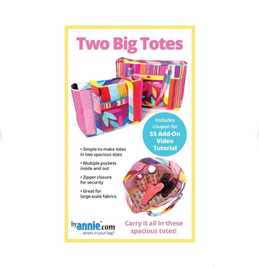 Two Big Totes Pattern By Annie